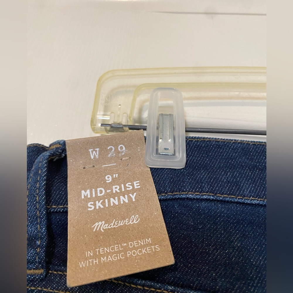Madewell Magic Pocket 9”Mid- Rise Skinny Jeans 29 - Picture 8 of 10